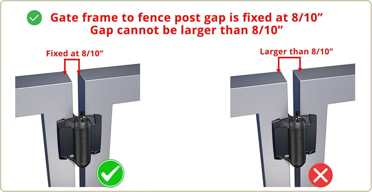 TRUCLOSE® HEAVY DUTY FOR METAL/WOOD/VINYL GATES - TCHD1L2S3BTS